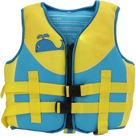 Flytväst för barn - Justerbar dubbelbältesdesign Säker flytande jacka för barn med säkerhetsspänne för simning Surfing