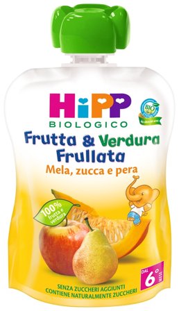 Hipp Bio Frutta E Verdura Frullata Mela Pera Zucca 90g