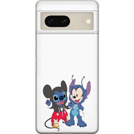 Google Pixel 7 Genomskinligt Skal Stitch musse pigg