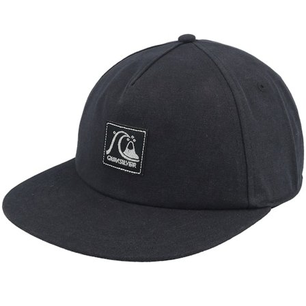 Quiksilver - Black snapback Czapka Z Daszkiem - Original Cap Black Strapback @ Hatstore