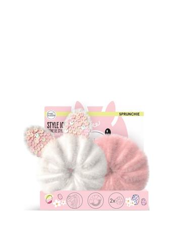 Kids Sprunchie Easter Cotton Candy 2Pcs Accessories Hair Accessories Scrunchies Multi/mønstret Invisibobble