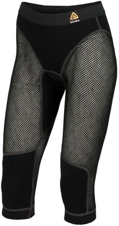 Aclima Aclima W's WoolNet ¾ Longs Jet Black - Nätunderställ