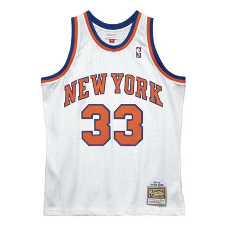 Mitchell & Ness, Camiseta Patrick Ewing Swingman Jersey Wit, Heren, Maat:L