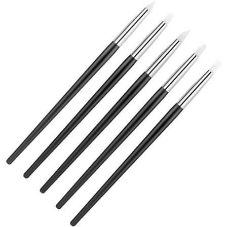 Silikone Maling Pensel 5 Stykker Fleksibel Silikone Pensel Silikone Pensel Skulptur