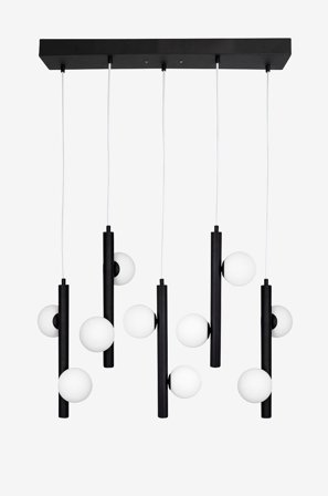 Globen Lighting - Kattovalaisin Pearl 5 - Musta - Riippuvalaisimet - - Homeroom