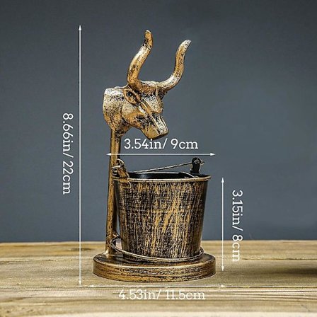 Eurooppalainen Retro Rautainen Käsintehty Tuhkakuppi Henkilökohtainen Koti A