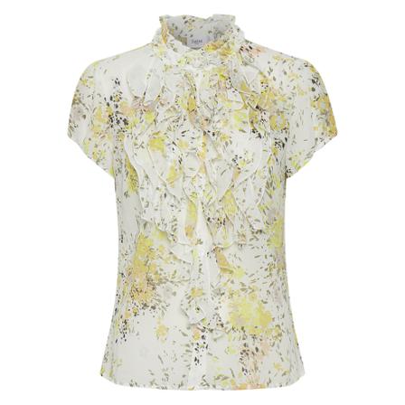 Saint Tropez, Lilly SZ SS Shirt Biały, Kobieta, Rozmiar: S