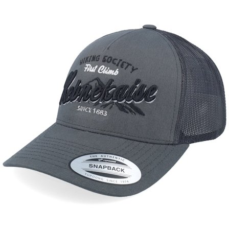 Wild Spirit - Grau trucker Cap - Kebnekaise Mountain 3d Dark Grey A-frame Trucker @ Hatstore