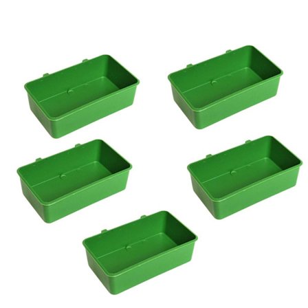 5 Stk Fuglebadeværelse Mini Pet Sand Bath Box Fuglebad