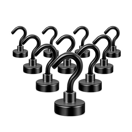 Magnetkroge / magnetiske vægkroge 10-pak