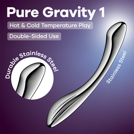 Satisfyer Pure Gravity 1 - Sexleker Vuxen: Vibrator, dildo & massajestaver