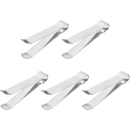 Metallinen kynttilänsammutin klipsillä 5 kpl, kynttilänsydämen sammutin ruostumattomasta teräksestä