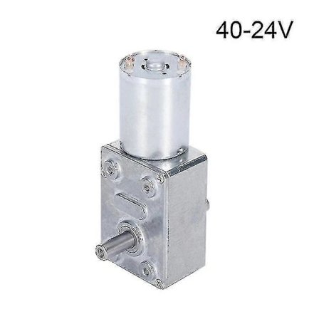 [LLC] 6V/12V/24V Højmoment Motor Mini Metalgearmotor Dobbeltaksel JGY370 40 12V