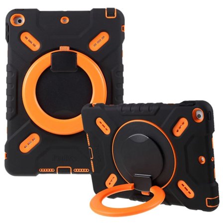 PEPKOO iPad 10.2 2020/2019. Air 10.5 2019. Pro 10.5 2017. Extreme Armor - Sort/Orange