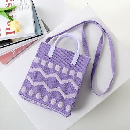 Håndvævet taske knude håndledstaske LILLA 2 2