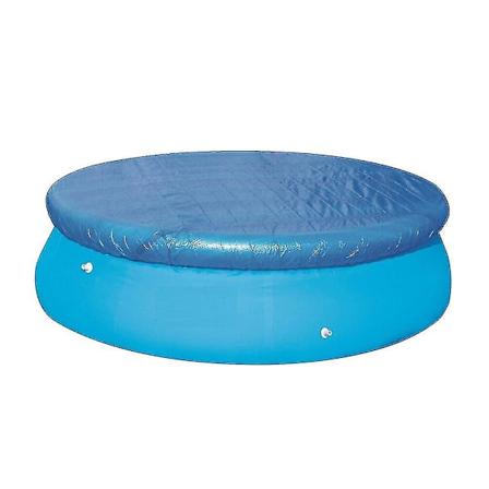 183 cm diameter rund poolcover, poolregn- og støvtæt cover til rammepools, oppustelige svømmebassiner (blå)