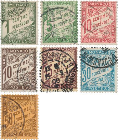 Monaco YT T1-7 - Stemplet