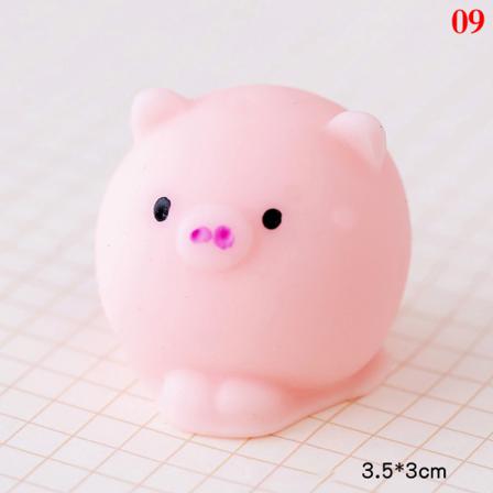 Kawaii Animal Soft Mochi Fidget Toys Antisensoriska Leksaker För Adu