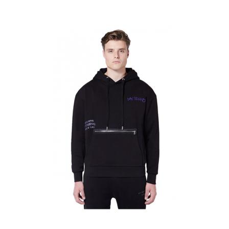My Brand, Don't Believe Tarot Card Hoodie Zwart, Heren, Maat:M