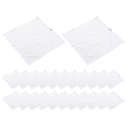 100 stk Forgyllingsfolie Imitasjon Gull Sølv Blad For DIY Kunst Håndverk Møbeldekorasjon 14 X 14cm (sølv)