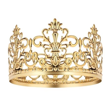 Kagepynt Realistisk Rustfri Metal Krone Kagepynt Royal Tema Baby Shower Dekoration Til Hjemmet