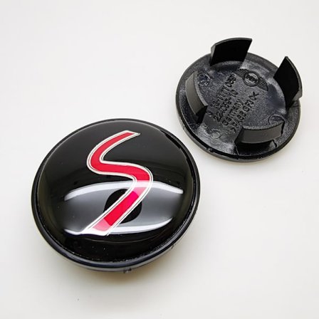 För Mini Wing Navkapslar 54mm - Röd S (4-pack)