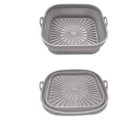 Firkantet silikoninnlegg for airfryer