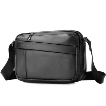 BANGE BG-7670 Herr Axelväska Vattentät Crossbody Väska Svart