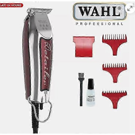 2025 Wahl Professional Lednings Detailer Hårtrimmer Plejesæt Ekstra Bredt T-Blad