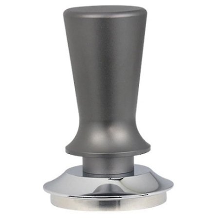Elastisk Pulverpresse i Rustfrit Stål Kaffehammer 58mm, Sølvgrå