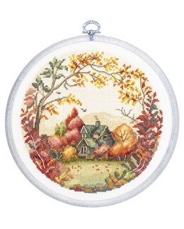 Stickpackung Bild Herbst