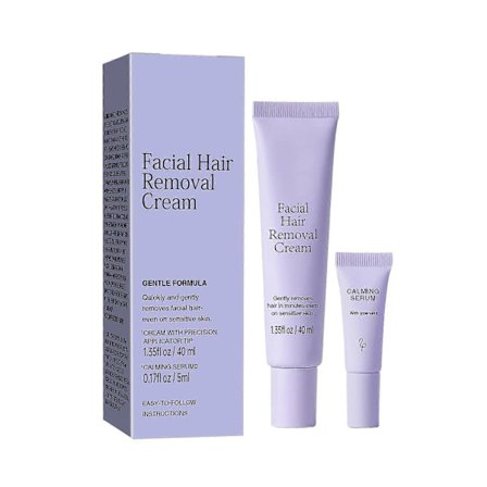 Hårfjerningskrem for kropp med spatelapplikator, skånsom formula, trygg for sensitiv hud