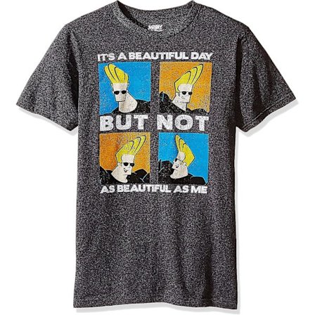 T-line Johnny Bravo Beautiful Day Graphic T-shirt