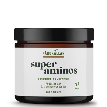 Närokällan Super Aminos EAA 207 g Apelsin