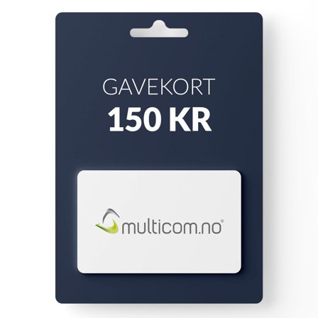 Gavekort pålydende kr 150,-