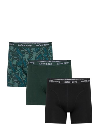 Björn Borg Cotton Stretch Boxer 3P - Green - XL