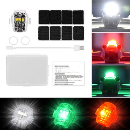 Nattflygande signallampa RGB LED-navigeringsblixt för Mini 3 Pro/för Mavic Mini/för Mavic 2/för Mavic Pro/för Mavi