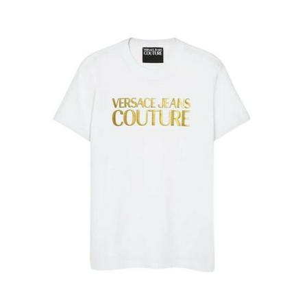 Versace Jeans Couture, T-shirt Wit, Heren, Maat:L