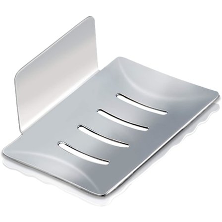 Væghængt Sæbeskål, Selvklæbende Sæbeholder i Rustfrit Stål til Brusebad, Sæbeskål til Badeværelse Køkken, Bruges til Opbevaring af Sæbe Svamp Børste (