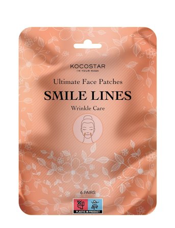 KOCOSTAR Kocostar Ultimate Face Patches Smile Lines 6 Pairs - Nude - 6 PAIRS