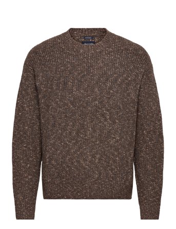 Abercrombie & Fitch A&F Essential Crew Sweater - Brown - XL