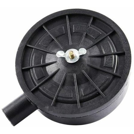 Luftfilter Kompressor Filtrering Lyddæmper 20mm Hanstik Sort, DEBUNS