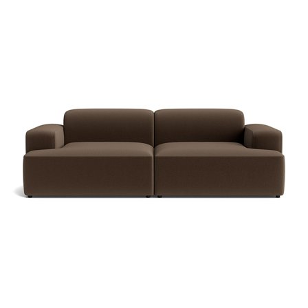 Madrid 3 personers sofa - Lisboa Brun - 238x101x75cm - Komfortabel flyder sofa i smuk farve - 3 personers sofa