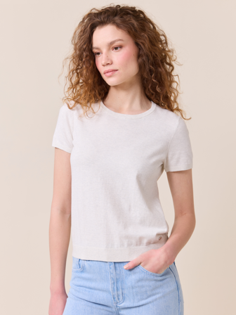 Jean Paul Femme - Angie genser - Dame - Hvit - Gensere & Cardigans - S