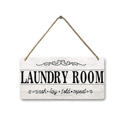 Pyykkituvan puinen koriste, puinen ripustus