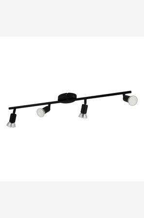 EGLO - Spotlight Buzz-Led With 4 Lights - Svart - Spotlights - Från Homeroom