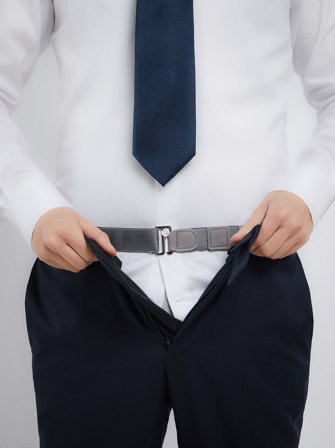 John Henric Men's Grå Skjorteholdere Size Onesize
