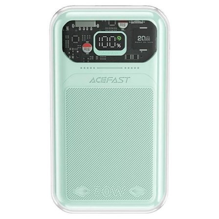 Acefast Powerbank 20000mAh fast charging 30W Sparkling Series - Green