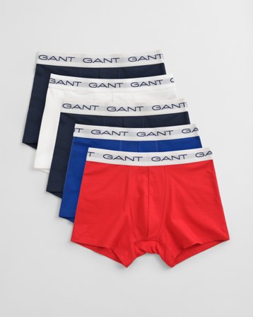 GANT Herren 5er-Pack Boxershorts (XXXL) Mehrfarbig