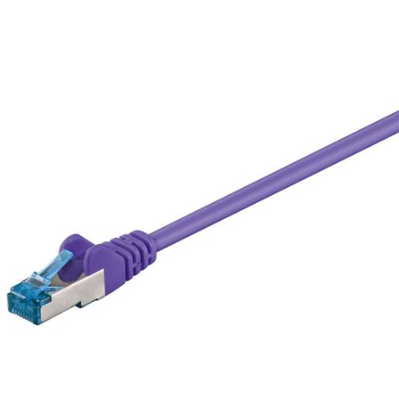 Goobay CAT 6a SFTP, PiMF 25cm Netværkskabel Lilla